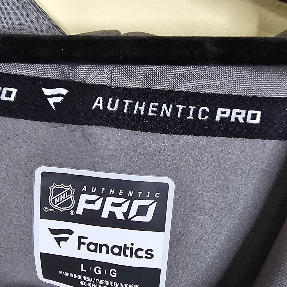 NHL fanatics authentic pro hoodie Stanley cup playoffs Columbus Blue 2020 size L - Picture 6 of 8